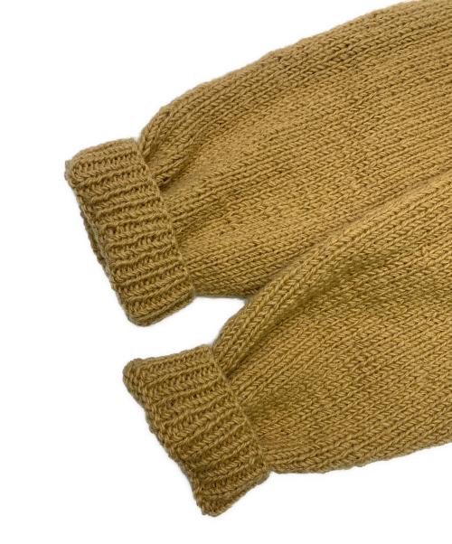 Mcmachan Woolen（マクマーンウーレン）Mcmachan Woolen (マクマーンウーレン) 厚手ニット　mcmachan woolen　BEER ベージュ サイズ:表記なしの古着・服飾アイテム