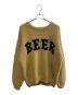Mcmachan Woolen（マクマーンウーレン）の古着「厚手ニット　mcmachan woolen　BEER」｜ベージュ