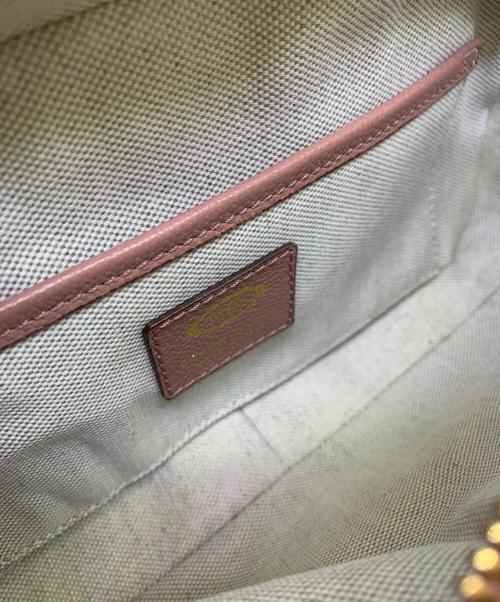 TOD'S（トッズ）TOD'S (トッズ) TOD'S　Timeless Camera Bag Mini　 ピンクの古着・服飾アイテム