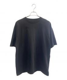 BALENCIAGA（バレンシアガ）の古着「BALENCIAGA　バッグクリスタルロゴTシャツ」｜ブラック