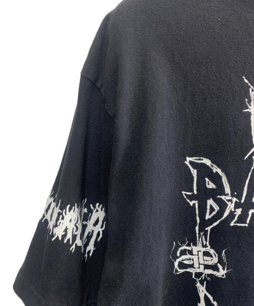 BALENCIAGA（バレンシアガ）BALENCIAGA (バレンシアガ) BALENCIAGA　メタルロゴTシャツ ブラック サイズ:Sの古着・服飾アイテム