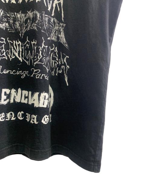BALENCIAGA（バレンシアガ）BALENCIAGA (バレンシアガ) BALENCIAGA　メタルロゴTシャツ ブラック サイズ:Sの古着・服飾アイテム