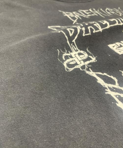 BALENCIAGA（バレンシアガ）BALENCIAGA (バレンシアガ) BALENCIAGA　メタルロゴTシャツ ブラック サイズ:Sの古着・服飾アイテム