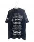 BALENCIAGA（バレンシアガ）の古着「BALENCIAGA　メタルロゴTシャツ」｜ブラック
