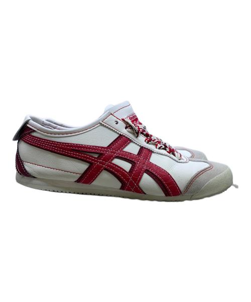 Onitsuka Tiger（オニツカタイガー）Onitsuka Tiger (オニツカタイガー) スニーカー ホワイト×レッド サイズ:27ｃｍの古着・服飾アイテム