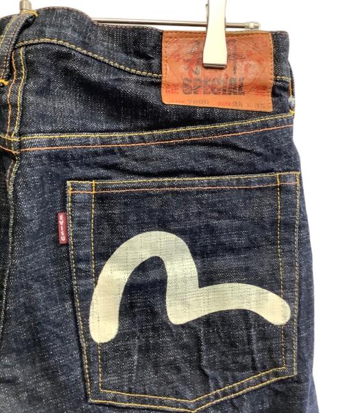 EVISU（エヴィス）EVISU (エヴィス) EVISU　7000 朱耳　ボタンフライデニムパンツ サイズ:SIZE W28×L35の古着・服飾アイテム