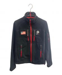 RLX RALPH LAUREN（アールエルエックスラルフローレン）の古着「RLX RALPH LAUREN　ブラック　フリースジャケット」｜ブラック