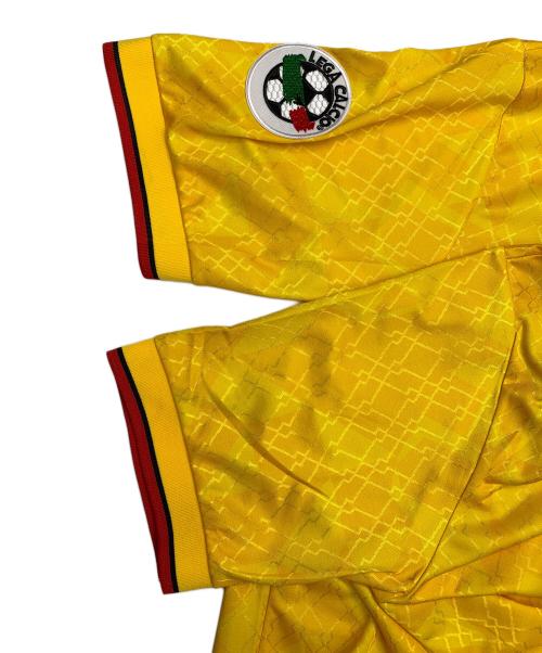LOTTO（ロット）LOTTO (ロット) MILAN A.C. LOTTO　MILAN A.C.　1995-96 Third　90’sゲームシャツ イエロー サイズ:Lの古着・服飾アイテム