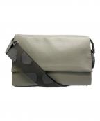 ear PAPILLONNERイアパピヨネ）の古着「ear PAPILLONNER　柄ワイドテープショルダーバッグ」｜グレー