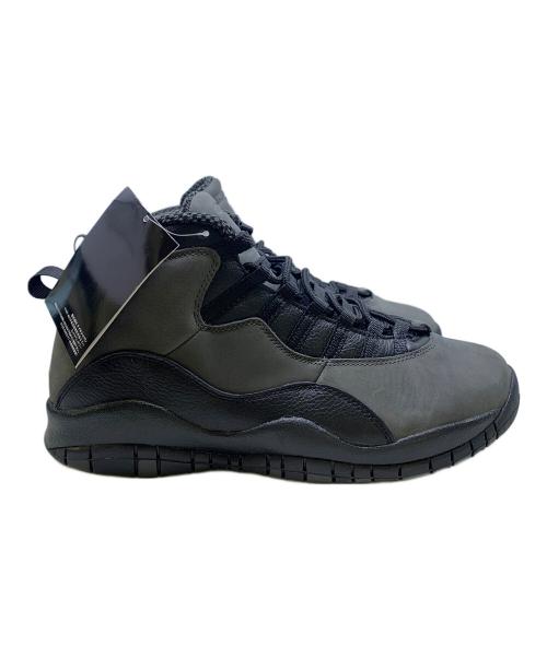 NIKE（ナイキ）NIKE (ナイキ) JORDAN 10 RETRO（エア ジョーダン 10 レトロ） CHARRED GREY/TRUE RED-BLACK ブラック×グレー サイズ:29cmの古着・服飾アイテム