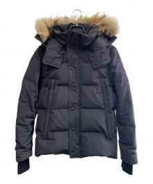 CANADA GOOSE（カナダグース）の古着「CANADA GOOSE　WYNDHAM PARKA」｜ブラック