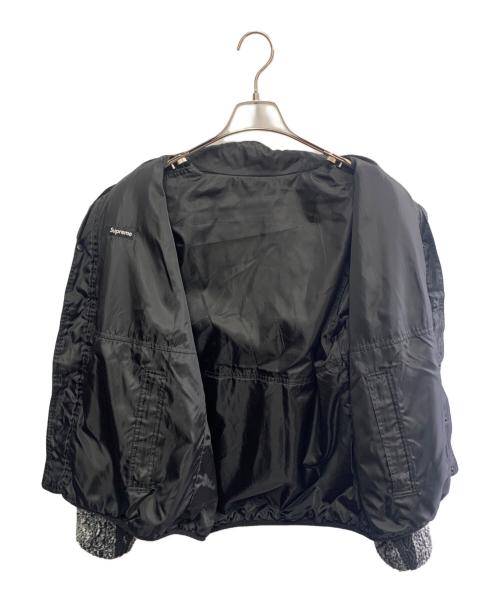 SUPREME（シュプリーム）SUPREME (シュプリーム) Reversible Bandana Fleece Jacket ブラック×ホワイト サイズ:Mの古着・服飾アイテム