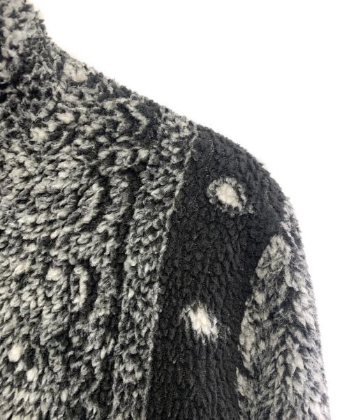 SUPREME（シュプリーム）SUPREME (シュプリーム) Reversible Bandana Fleece Jacket ブラック×ホワイト サイズ:Mの古着・服飾アイテム