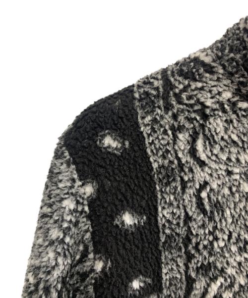 SUPREME（シュプリーム）SUPREME (シュプリーム) Reversible Bandana Fleece Jacket ブラック×ホワイト サイズ:Mの古着・服飾アイテム