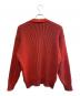 ISSEY MIYAKE (イッセイミヤケ) ISSEY MIYAKE　80'sリブニットポロシャツ　筆タグ レッド サイズ:SIZE F：26000円