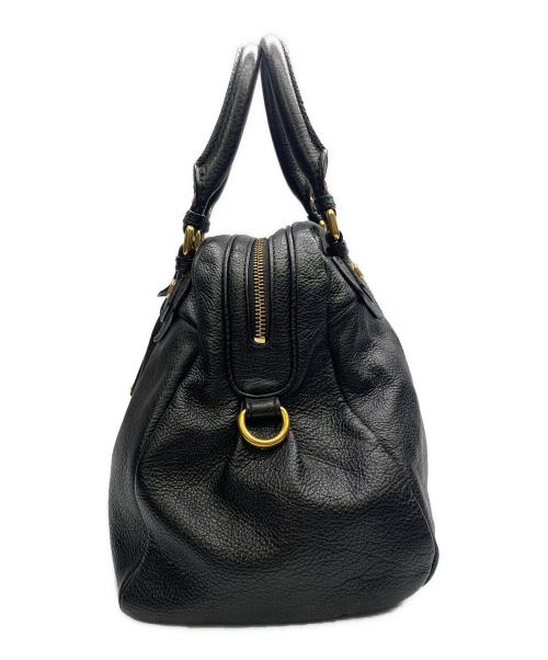 Marc by Marc Jacobs（マークバイマークジェイコブス）Marc by Marc Jacobs (マークバイマークジェイコブス) Marc by Marc Jacobs　CLASSIC Q BAG　レザーバッグ ブラックの古着・服飾アイテム