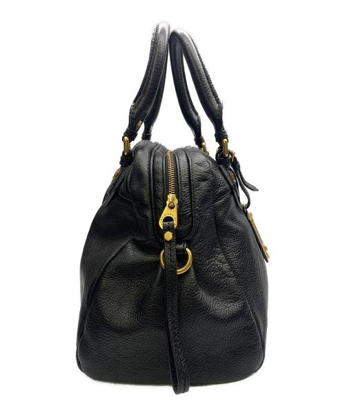 Marc by Marc Jacobs（マークバイマークジェイコブス）Marc by Marc Jacobs (マークバイマークジェイコブス) Marc by Marc Jacobs　CLASSIC Q BAG　レザーバッグ ブラックの古着・服飾アイテム