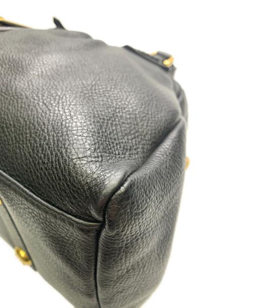 Marc by Marc Jacobs（マークバイマークジェイコブス）Marc by Marc Jacobs (マークバイマークジェイコブス) Marc by Marc Jacobs　CLASSIC Q BAG　レザーバッグ ブラックの古着・服飾アイテム