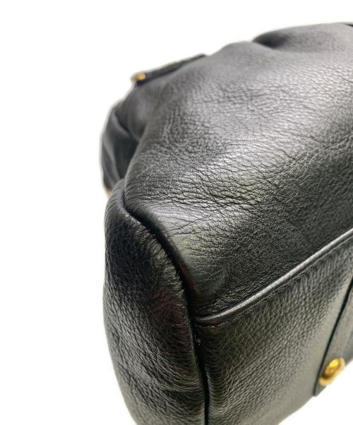 Marc by Marc Jacobs（マークバイマークジェイコブス）Marc by Marc Jacobs (マークバイマークジェイコブス) Marc by Marc Jacobs　CLASSIC Q BAG　レザーバッグ ブラックの古着・服飾アイテム