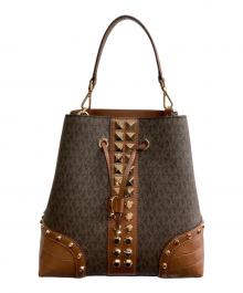 MICHAEL KORS（マイケル・コース）の古着「MICHAEL KORS　スタッズ2WAYバッグ」｜ブラウン