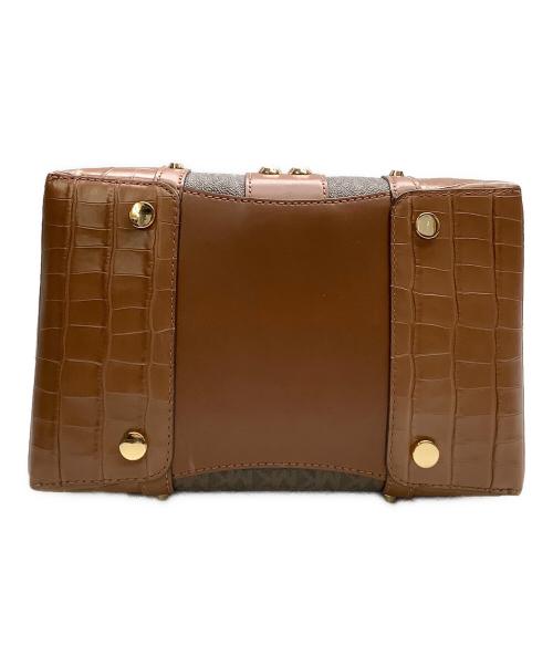 MICHAEL KORS（マイケル・コース）MICHAEL KORS (マイケル・コース) MICHAEL KORS　スタッズ2WAYバッグ ブラウンの古着・服飾アイテム