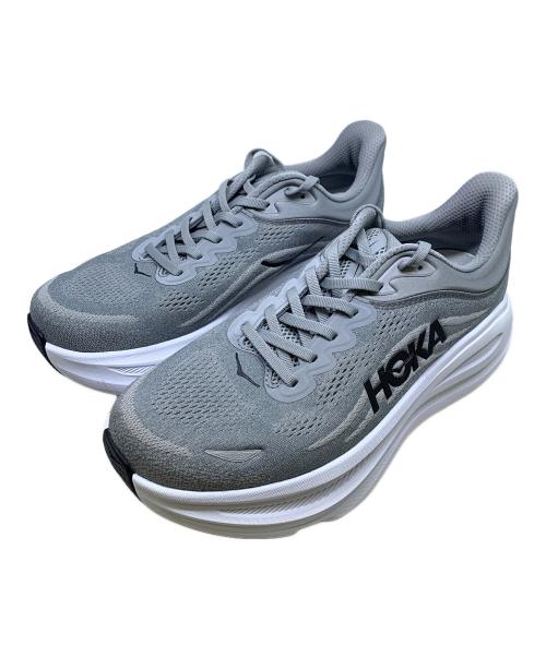 HOKA（ホカ）HOKA (ホカ) スニーカー ホワイト×グレー サイズ:27.5㎝の古着・服飾アイテム