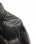 中古・古着 HARLEY-DAVIDSON (ハーレーダビッドソン) HARLEY-DAVIDSON　レザーダウンジャケット ブラック サイズ:M：17000円
