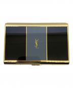 Yves Saint Laurentイヴサンローラン）の古着「名刺入れ」｜ブラック×グレー