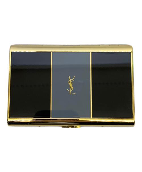 Yves Saint Laurent（イヴサンローラン）Yves Saint Laurent (イヴサンローラン) 名刺入れ ブラック×グレーの古着・服飾アイテム