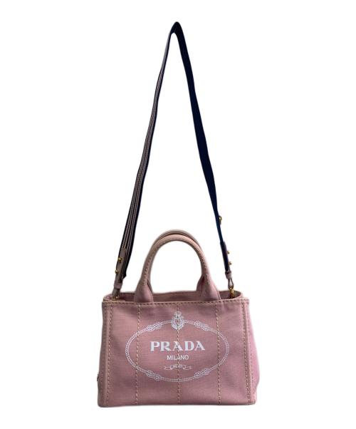 PRADA（プラダ）PRADA (プラダ) PRADA　カナパ2WAYバッグ ピンクの古着・服飾アイテム