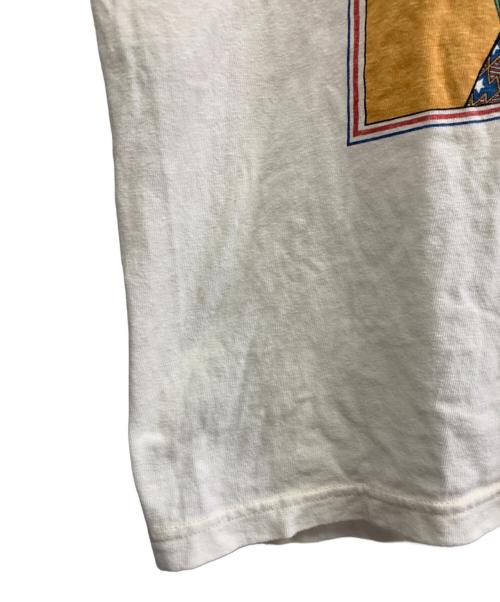 POWER WEAR（パワーウェア）POWER WEAR (パワーウェア) freewheelers (フリーホイーラーズ) 自由婦女人相 EMPIRE GOTHAM　半袖Tシャツ ホワイト サイズ:Mの古着・服飾アイテム