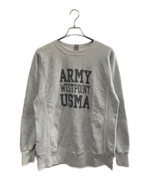 BUZZ RICKSON'S（バズリクソンズ）BUZZ RICKSON'S (バズリクソンズ) Buzz Rickson's　ARMY WESTPOINT USMA　クルーネックスウェット グレー サイズ:Mの古着・服飾アイテム