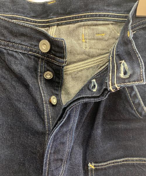 UNION SPECIAL OVERALLS（ユニオンスペシャルオーバーオールズ）UNION SPECIAL OVERALLS freewheelers (フリーホイーラーズ) union special overalls×FREEWHEELERS　デニムパンツ　DERRICKMAN サイズ:不明の古着・服飾アイテム