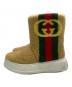 GUCCI (グッチ) GUCCI　インターロッキング シェリーライン　ートンブーツ ブラウン サイズ:34 1/2：35000円