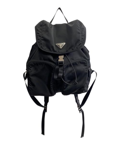 PRADA（プラダ）PRADA (プラダ) PRADA　ナイロンリュック ブラックの古着・服飾アイテム