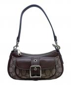 COACHコーチ）の古着「COACH　アシュトン　ショルダーバッグ」｜ダークブラウン