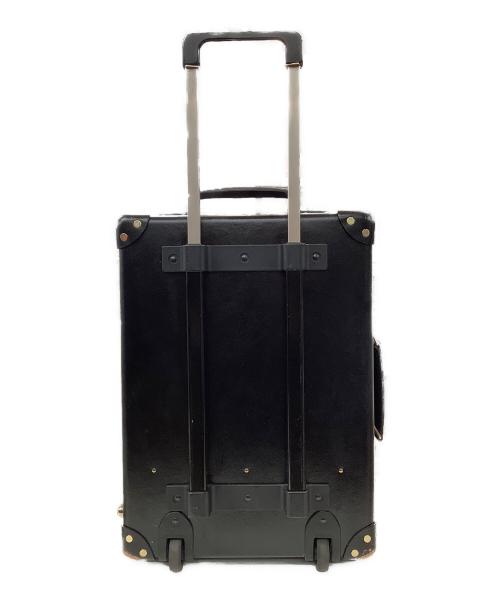 GLOBE-TROTTER（グローブトロッター）GLOBE-TROTTER (グローブトロッター) GLOBE-TROTTER　キャリーバッグ ブラック×ゴールドの古着・服飾アイテム