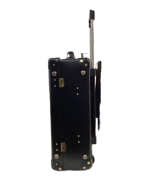 GLOBE-TROTTER（グローブトロッター）GLOBE-TROTTER (グローブトロッター) GLOBE-TROTTER　キャリーバッグ ブラック×ゴールドの古着・服飾アイテム