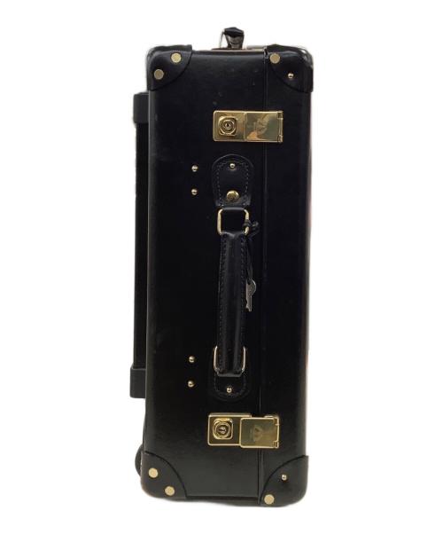 GLOBE-TROTTER（グローブトロッター）GLOBE-TROTTER (グローブトロッター) GLOBE-TROTTER　キャリーバッグ ブラック×ゴールドの古着・服飾アイテム