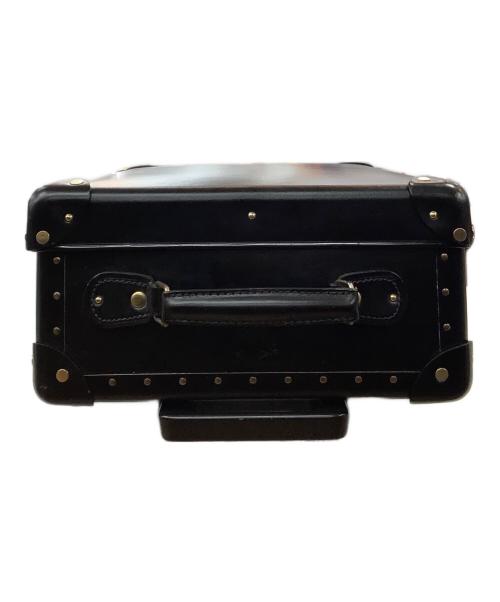 GLOBE-TROTTER（グローブトロッター）GLOBE-TROTTER (グローブトロッター) GLOBE-TROTTER　キャリーバッグ ブラック×ゴールドの古着・服飾アイテム