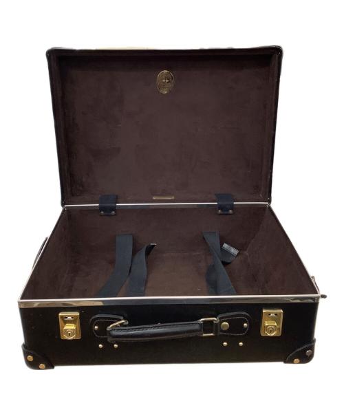 GLOBE-TROTTER（グローブトロッター）GLOBE-TROTTER (グローブトロッター) GLOBE-TROTTER　キャリーバッグ ブラック×ゴールドの古着・服飾アイテム