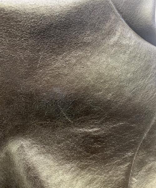 BARNEYS NEWYORK（バーニーズ・ニューヨーク）BARNEYS NEWYORK (バーニーズ・ニューヨーク) BARNEYS NEWYORK　カーフレザーコート ブラック サイズ:Sの古着・服飾アイテム