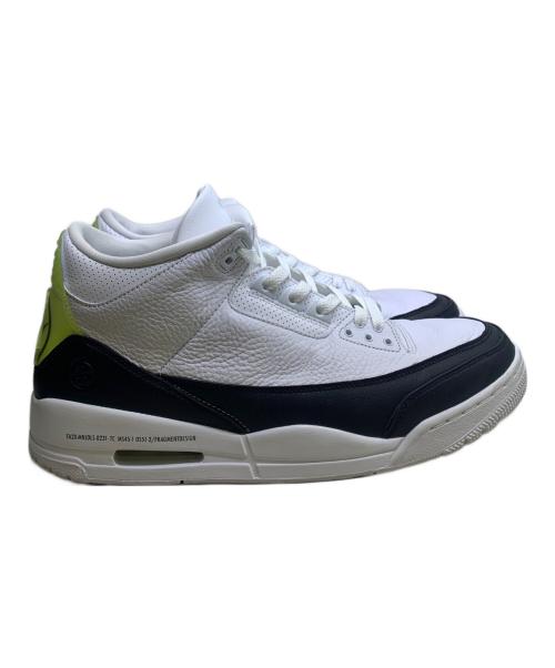 NIKE（ナイキ）NIKE (ナイキ) FRAGMENT DESIGN (フラグメントデザイン) AIR JORDAN 3 RETRO SP ホワイト サイズ:31の古着・服飾アイテム