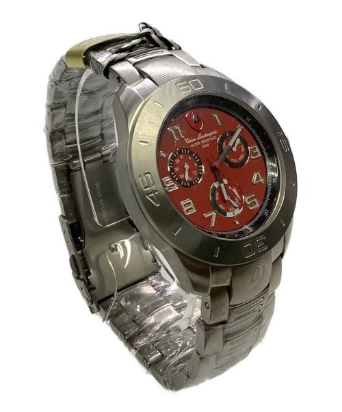 Tonino Lamborghini（トニーノランボルギーニ）Tonino Lamborghini (トニーノランボルギーニ) Tonino Lamborghini　クォーツ　腕時計 レッドの古着・服飾アイテム