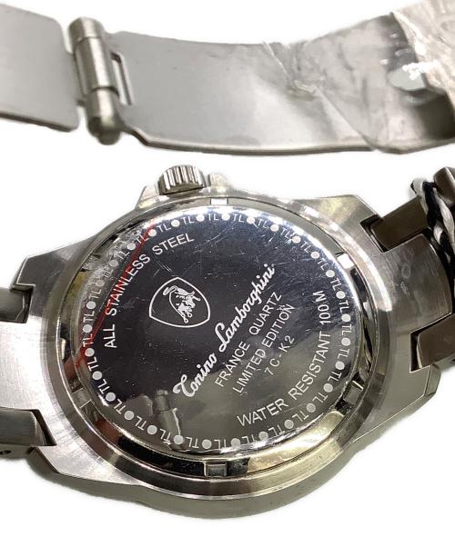 Tonino Lamborghini（トニーノランボルギーニ）Tonino Lamborghini (トニーノランボルギーニ) Tonino Lamborghini　クォーツ　腕時計 ブラックの古着・服飾アイテム