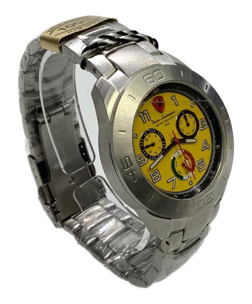 Tonino Lamborghini（トニーノランボルギーニ）Tonino Lamborghini (トニーノランボルギーニ) Tonino Lamborghini　クォーツ　腕時計 イエローの古着・服飾アイテム