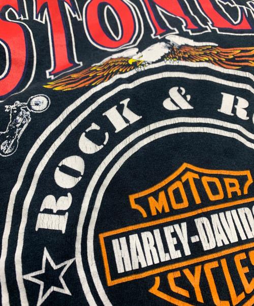 anvil（アンヴィル）anvil (アンヴィル) ROLLING STONES × Harley-Davidson　長袖Tシャツ サイズ:Sの古着・服飾アイテム