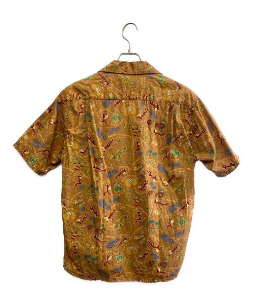 THE REAL McCOY'S（ザ・リアルマッコイズ）THE REAL McCOY'S (ザ・リアルマッコイズ) アロハシャツ ブラウン サイズ:SIZE 15の古着・服飾アイテム