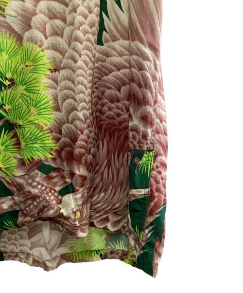 Sun Surf SPECIAL EDITION（サンサーフ・スペシャルエディション）Sun Surf SPECIAL EDITION (サンサーフ・スペシャルエディション) WATUMULL'S (ワットムルス) “TAKA -MASTER OF THE HUNT-” ブラウン×グリーン サイズ:Lの古着・服飾アイテム