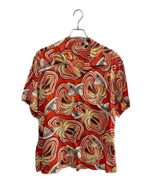 Sun Surf（サンサーフ）Sun Surf (サンサーフ) RAYON HAWAIIAN SHIRT “PANIOLO COUNTRY”　 レッド サイズ:Lの古着・服飾アイテム